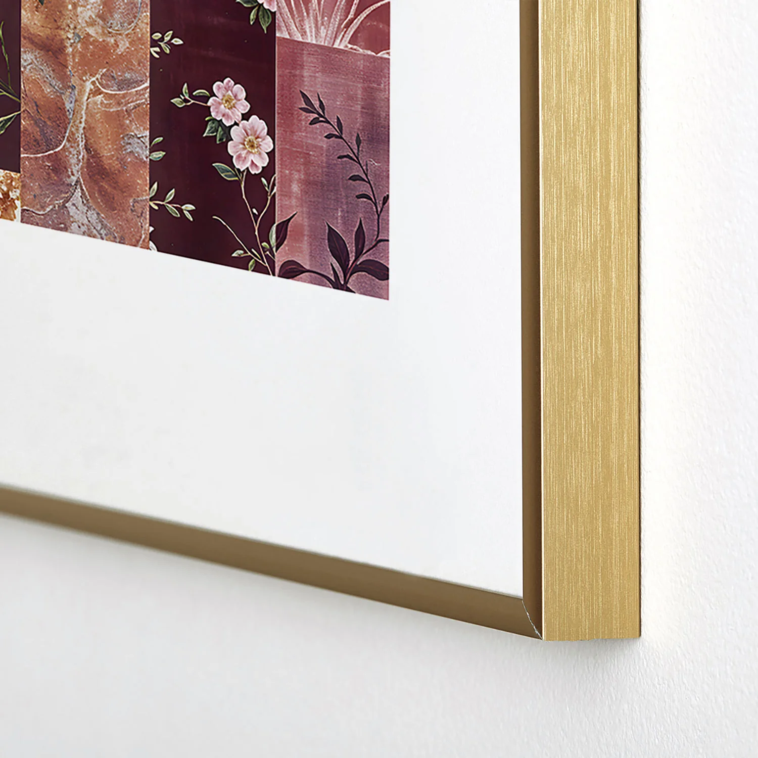 Megan Morris Gypsy Souk Patchwork Metal Framed Art Print - Image 16
