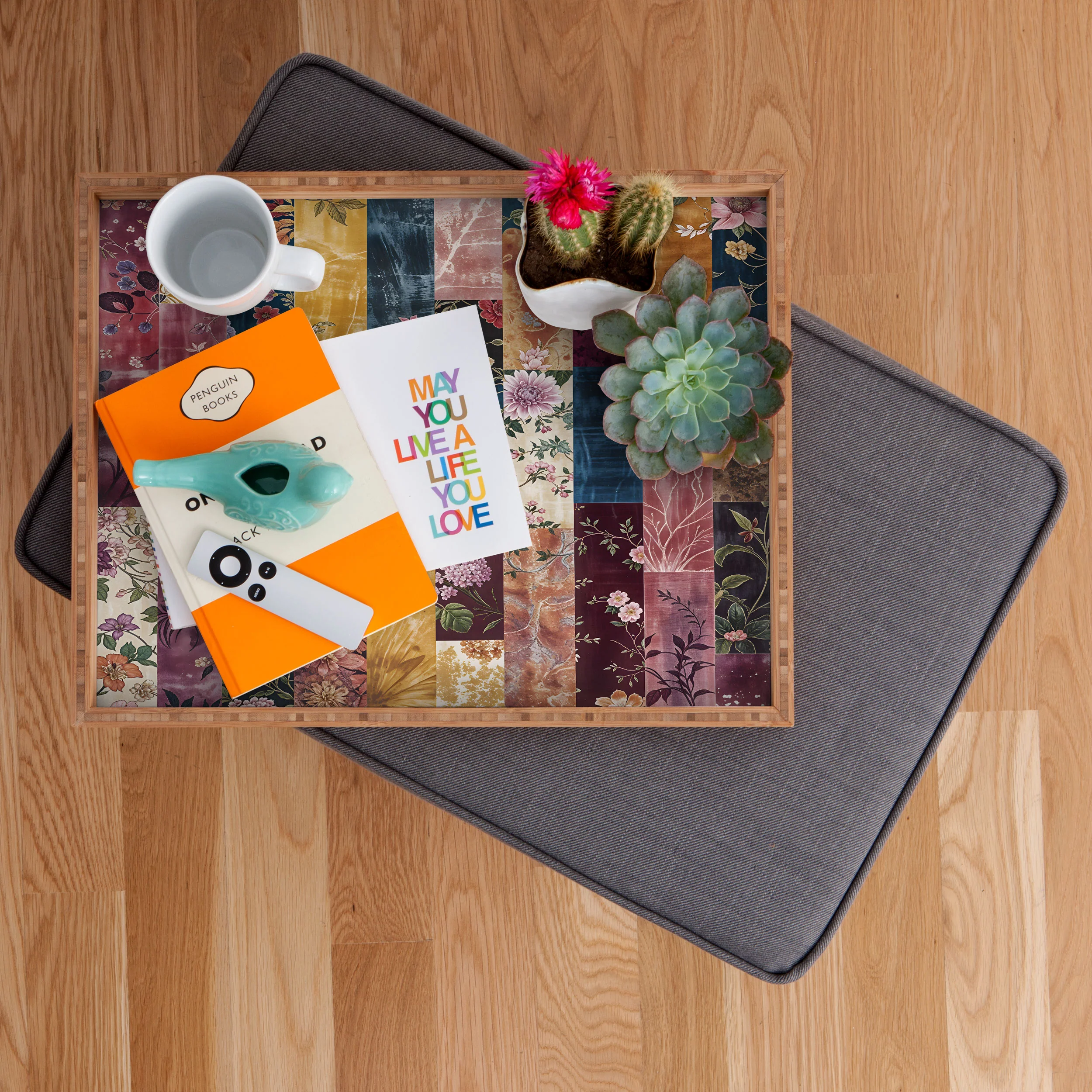 Megan Morris Gypsy Souk Patchwork Rectangular Tray - Image 2