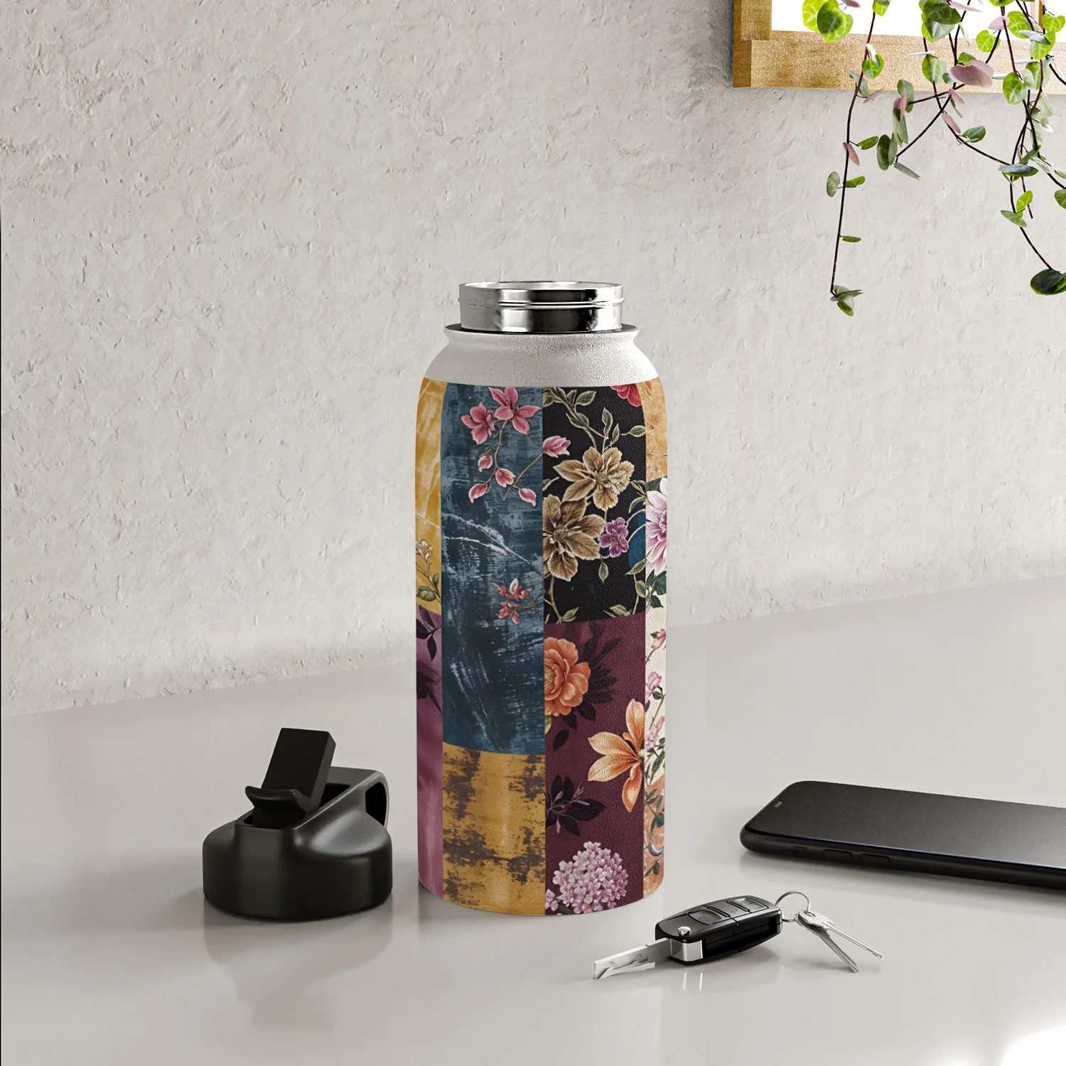 Megan Morris Gypsy Souk Patchwork Water Bottle - Image 32