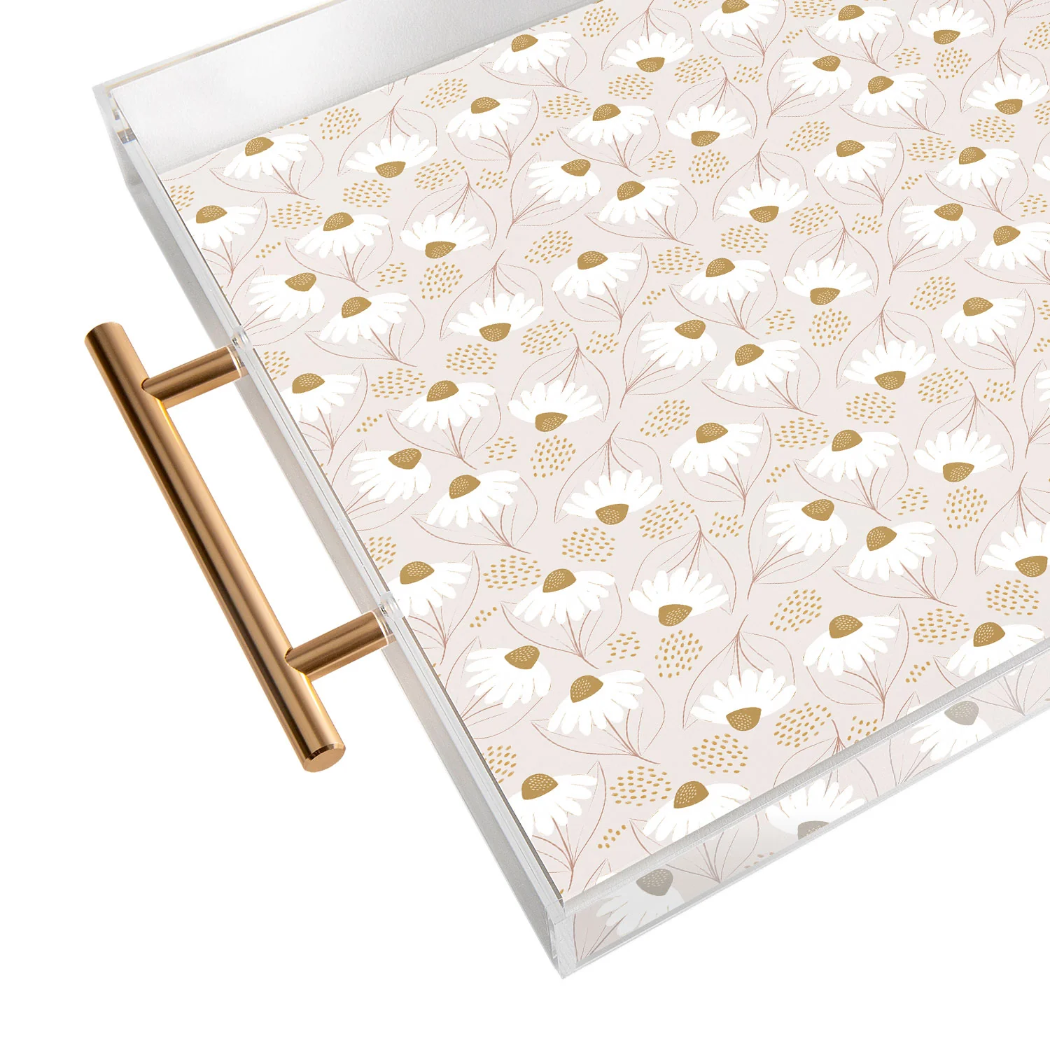 Menina Lisboa Pastel Spring Daisies Acrylic Tray - Image 7