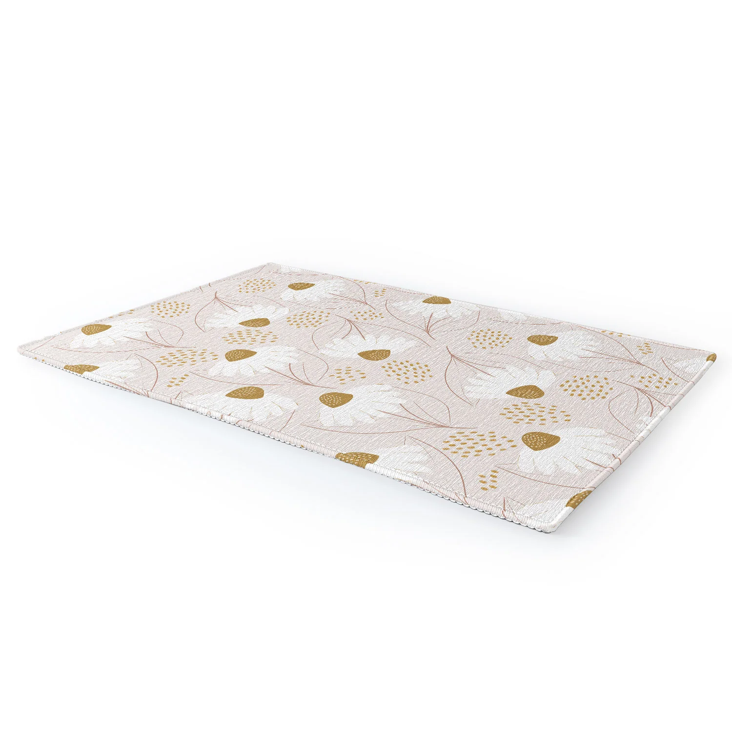 Menina Lisboa Pastel Spring Daisies Area Rug