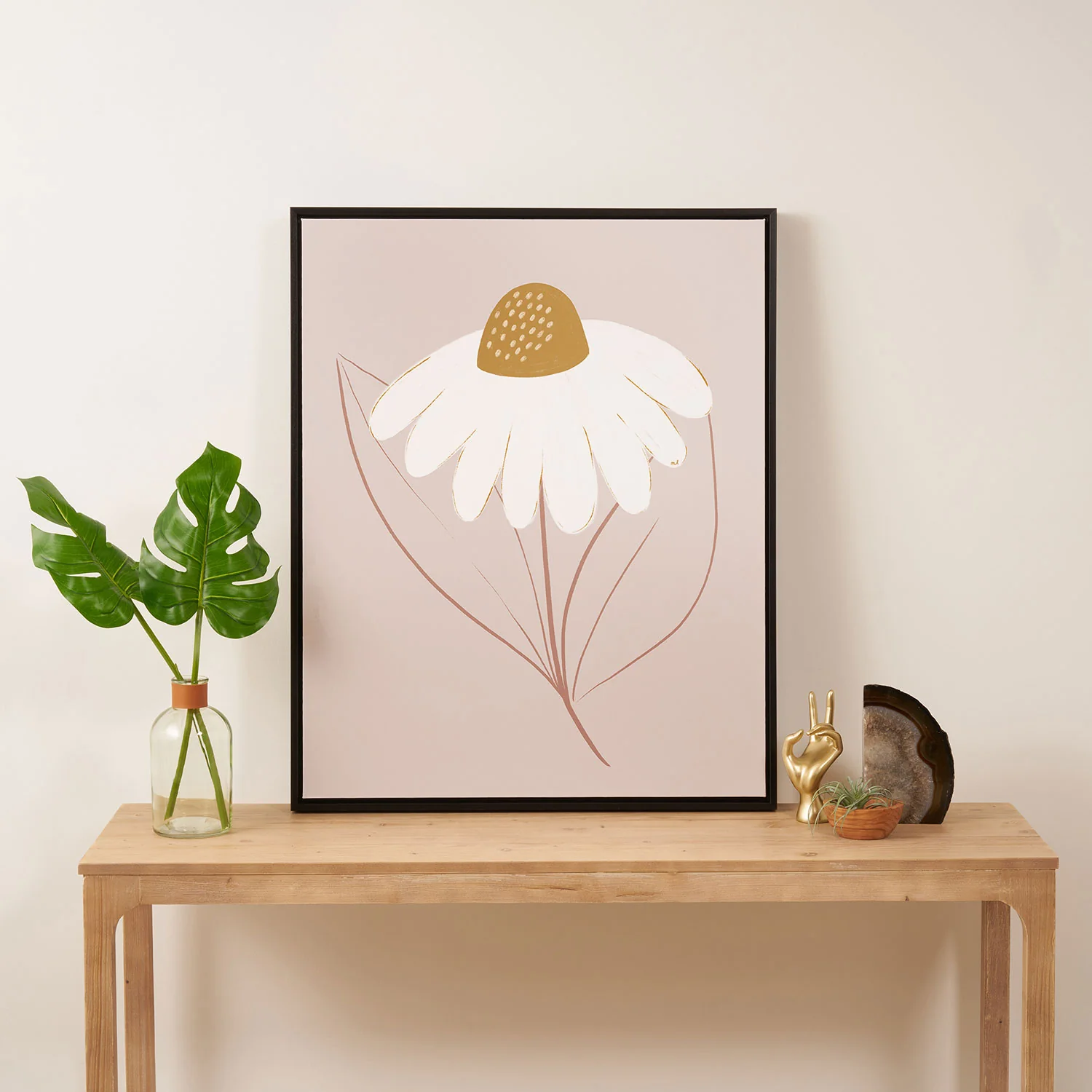 Menina Lisboa Pastel Spring Daisies Art Canvas - Image 13