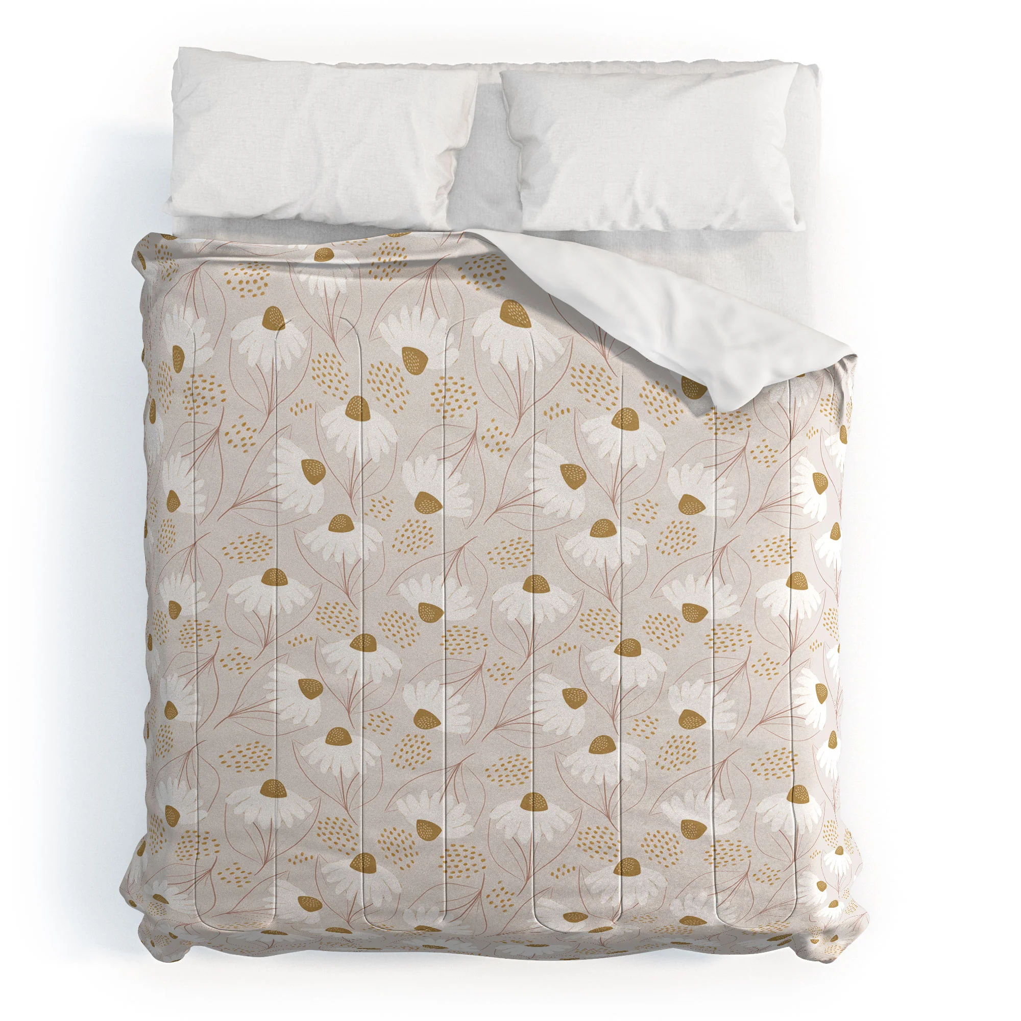 Menina Lisboa Pastel Spring Daisies Comforter - Image 13