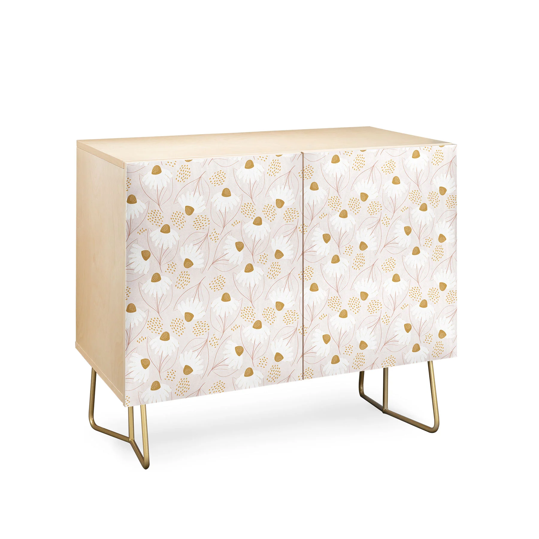Menina Lisboa Pastel Spring Daisies Credenza - Image 8