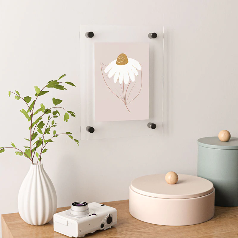 Menina Lisboa Pastel Spring Daisies Floating Acrylic Print - Image 6