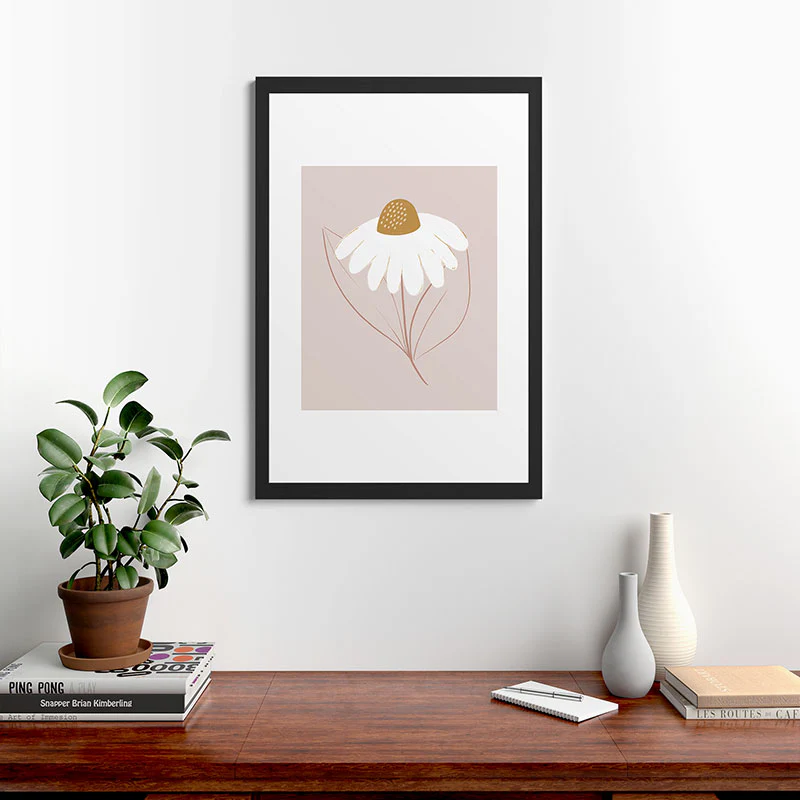Menina Lisboa Pastel Spring Daisies Framed Art Print - Image 12