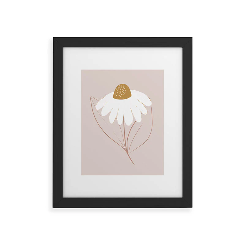 Menina Lisboa Pastel Spring Daisies Framed Art Print - Image 7