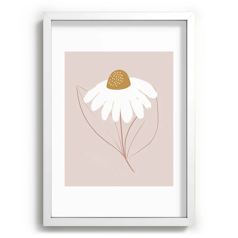 Menina Lisboa Pastel Spring Daisies Recessed Framing Rectangle - Image 11