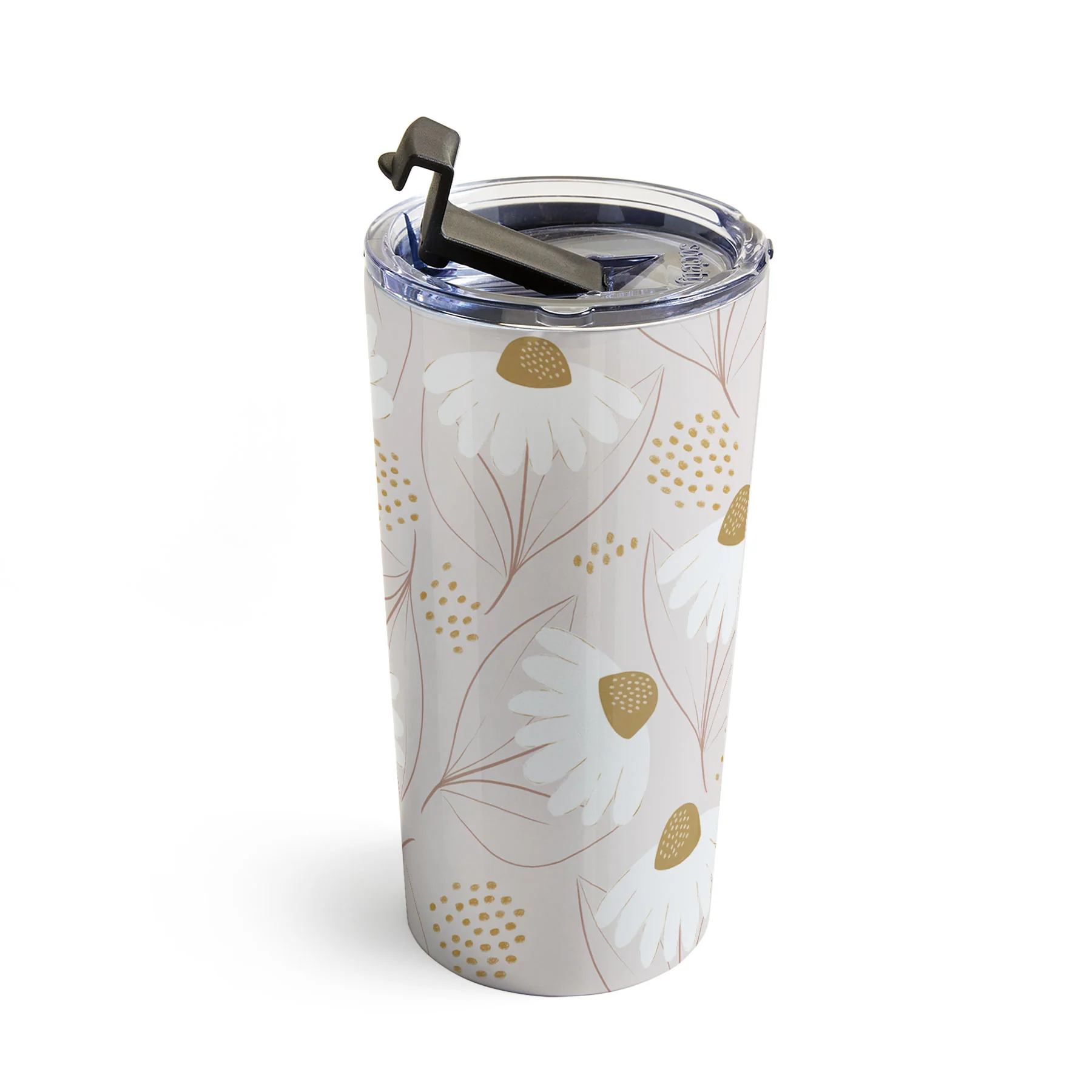 Menina Lisboa Pastel Spring Daisies Travel Mug - Image 3