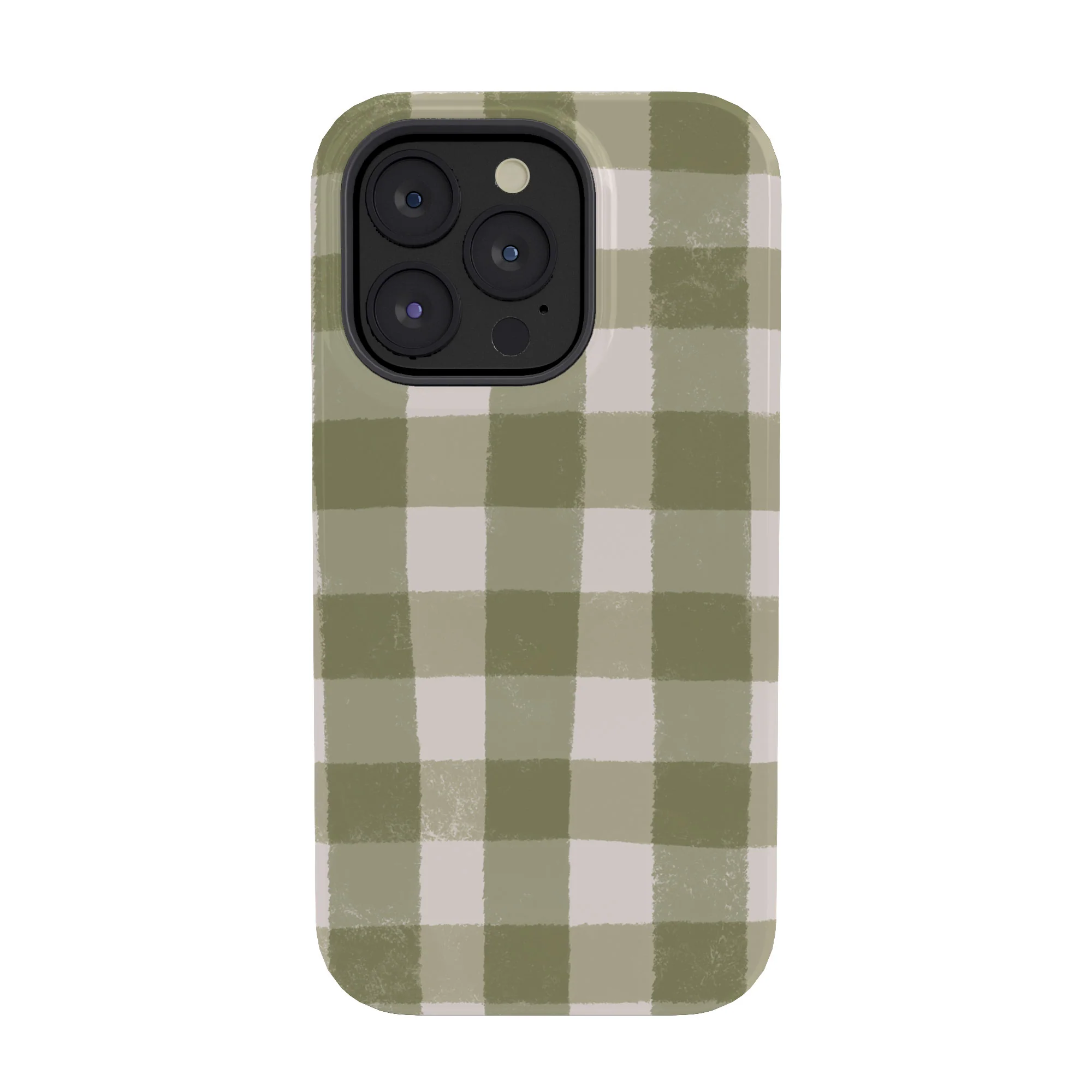 Menina Lisboa Rustic Green Plaid Phone Case - Image 43