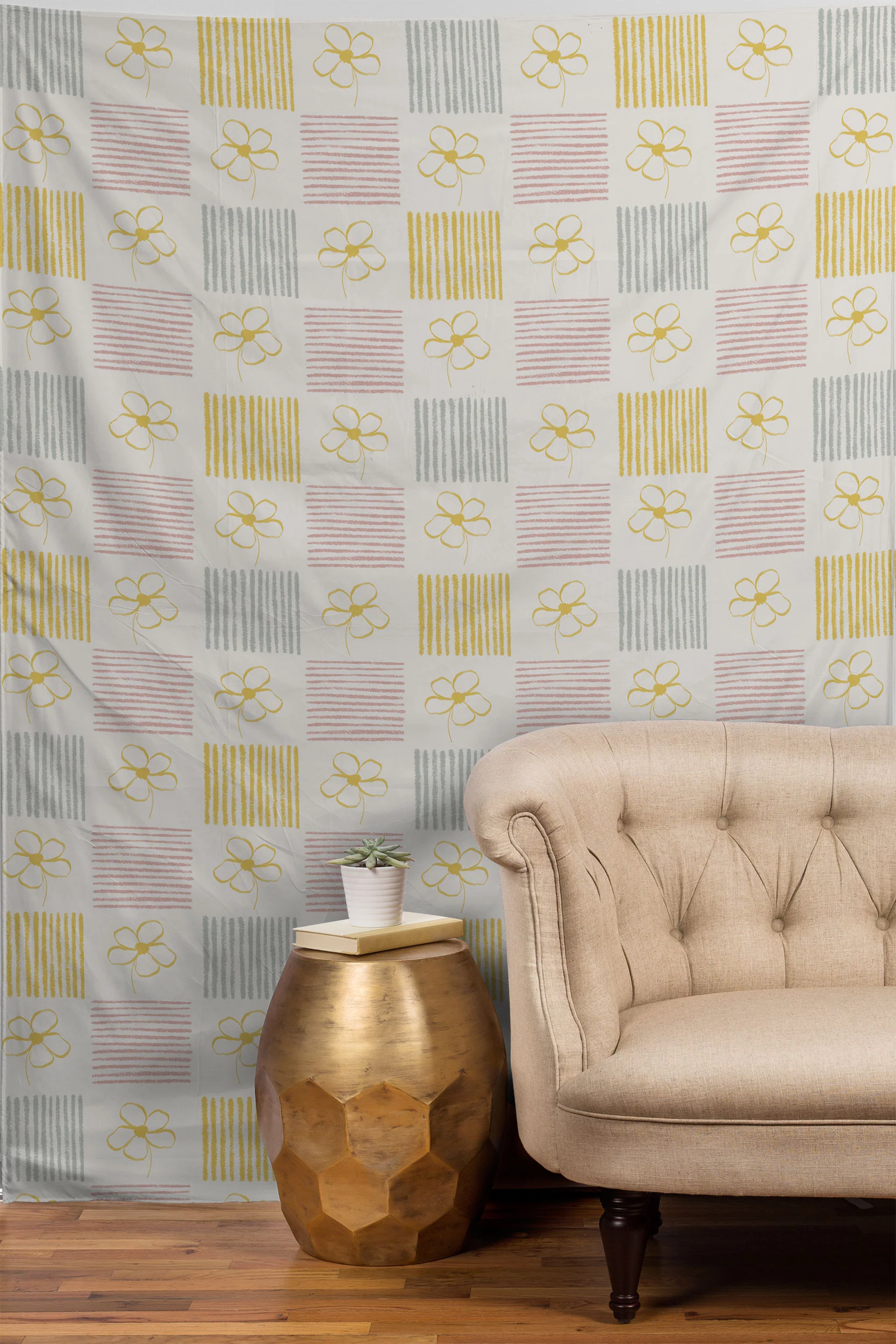 Menina Lisboa Spring Grandmillennial Tapestry - Image 2