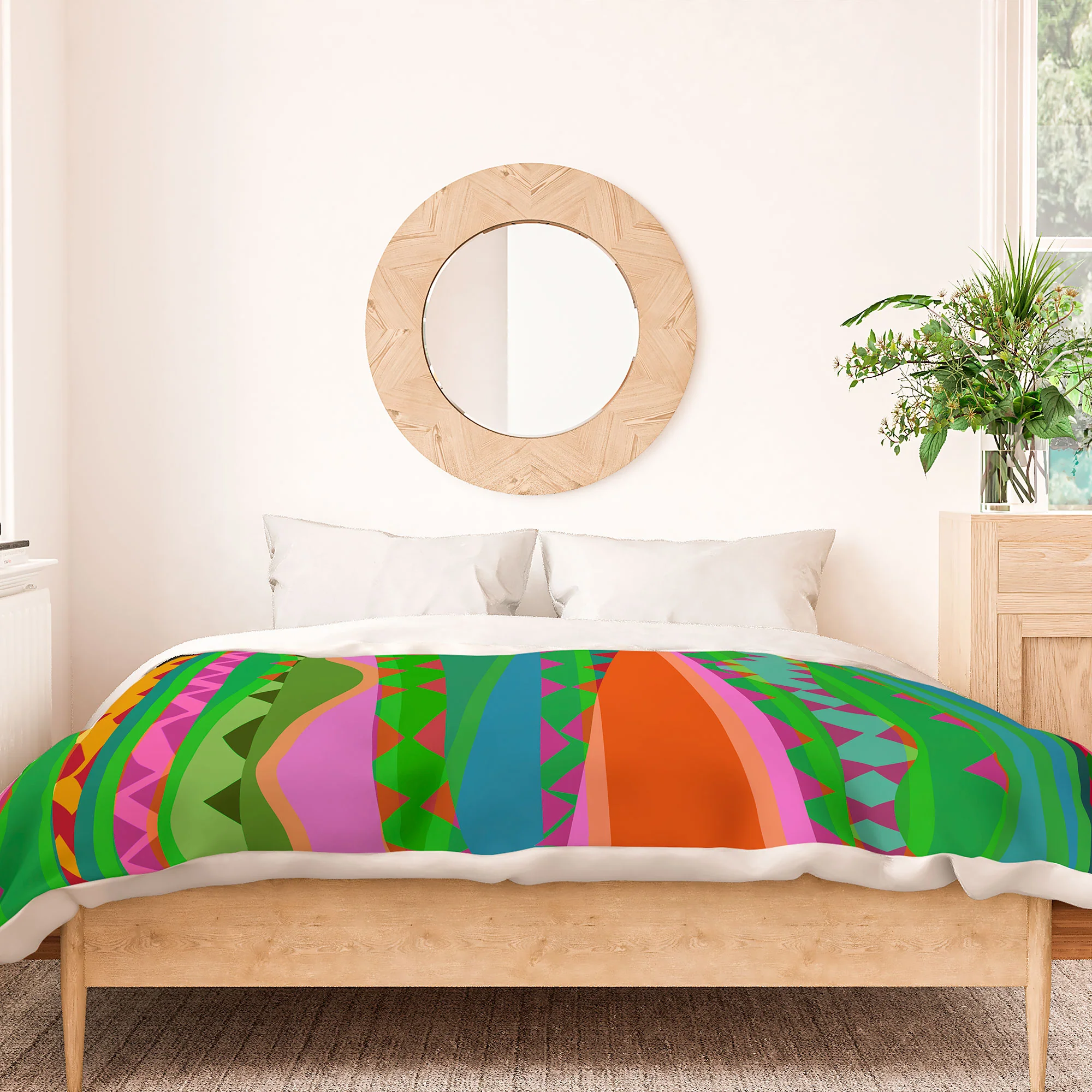 Mirimo Bazaar Brazil Green Duvet Cover - Image 18