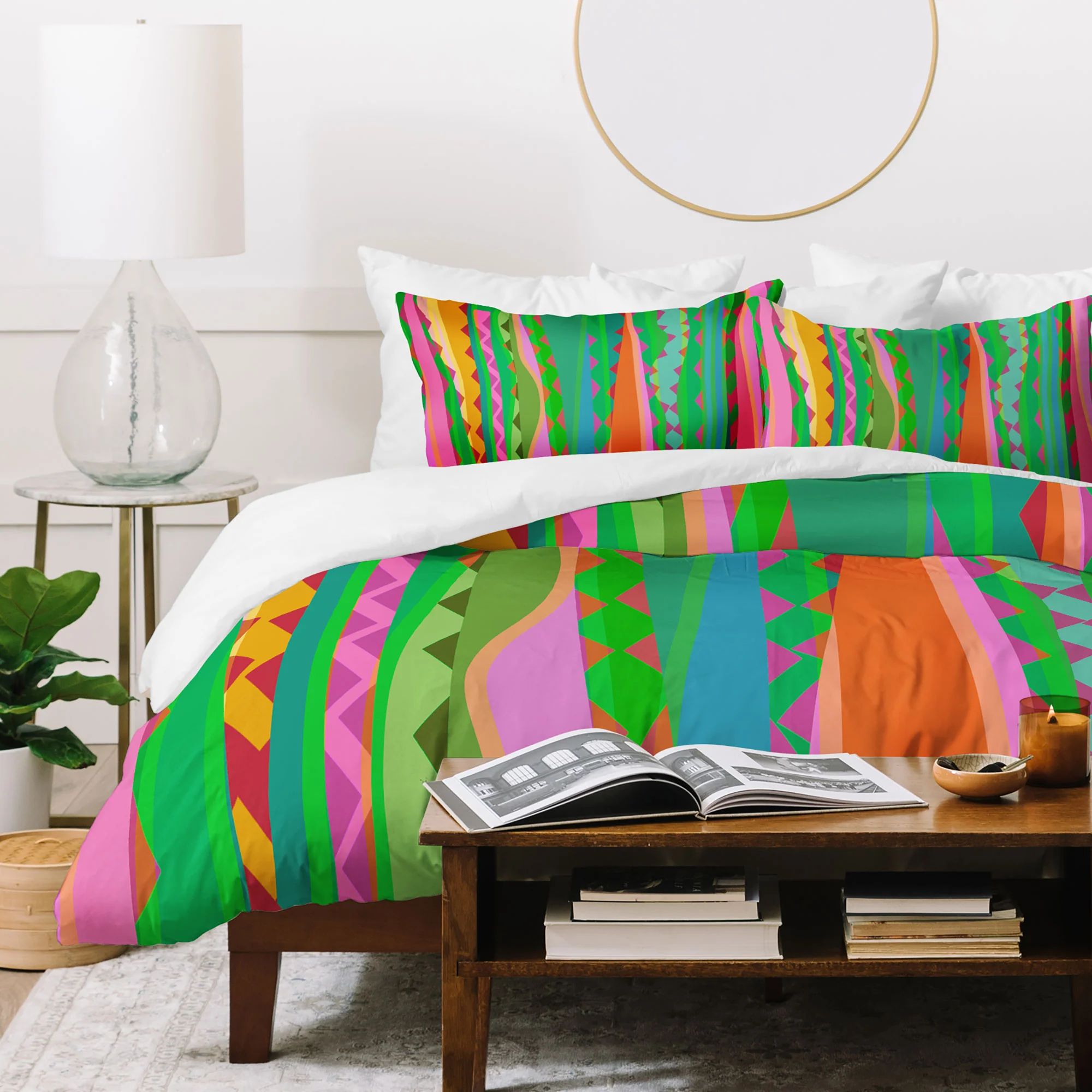Mirimo Bazaar Brazil Green Duvet Cover - Image 55
