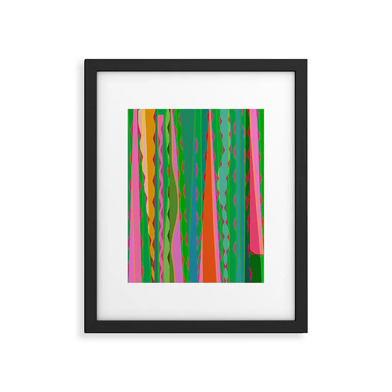 Mirimo Bazaar Brazil Green Framed Art Print - Image 33