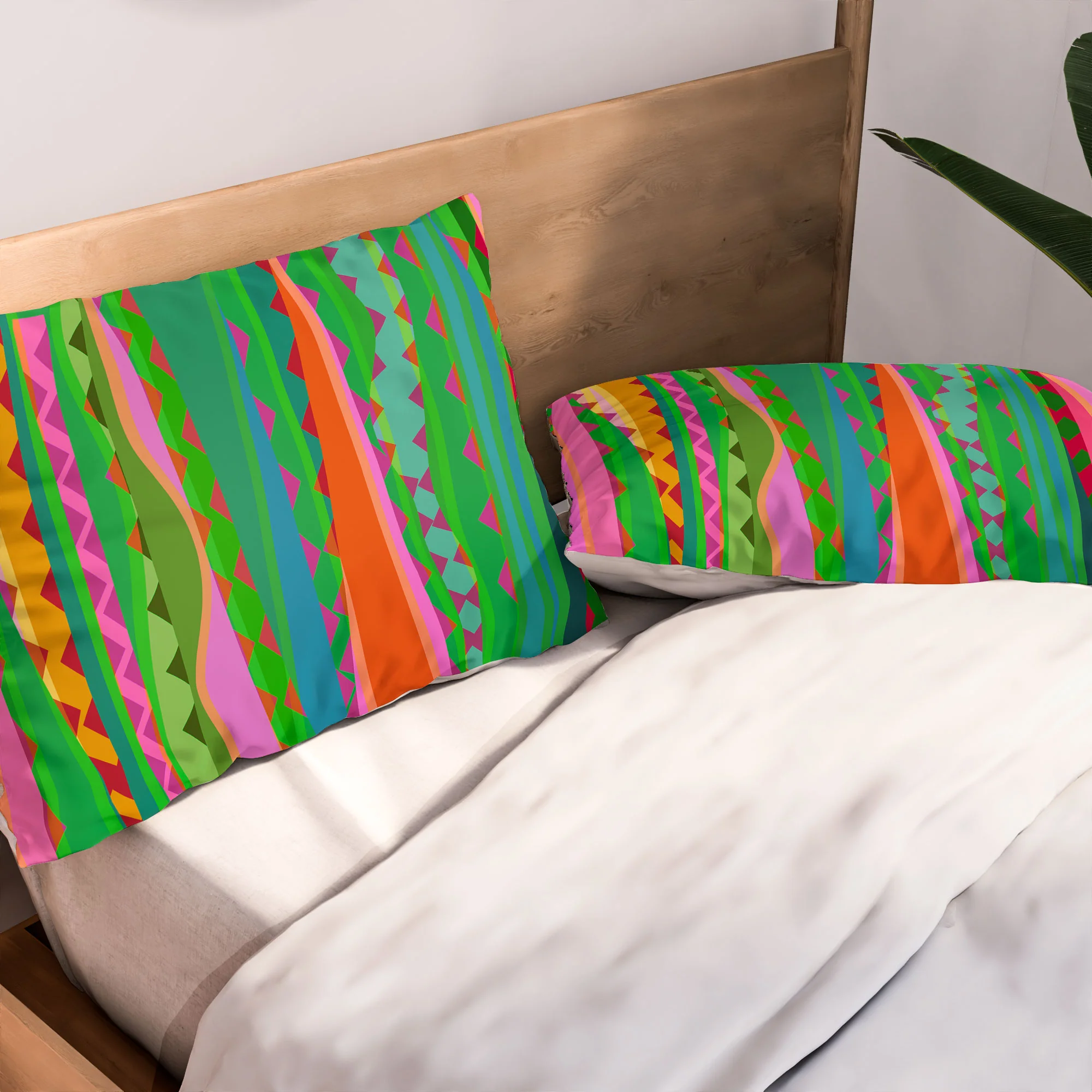 Mirimo Bazaar Brazil Green Pillow Shams - Image 2