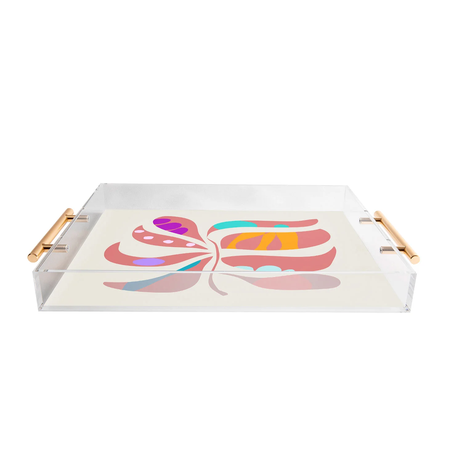 Mirimo Boho Leaf Acrylic Tray - Image 4