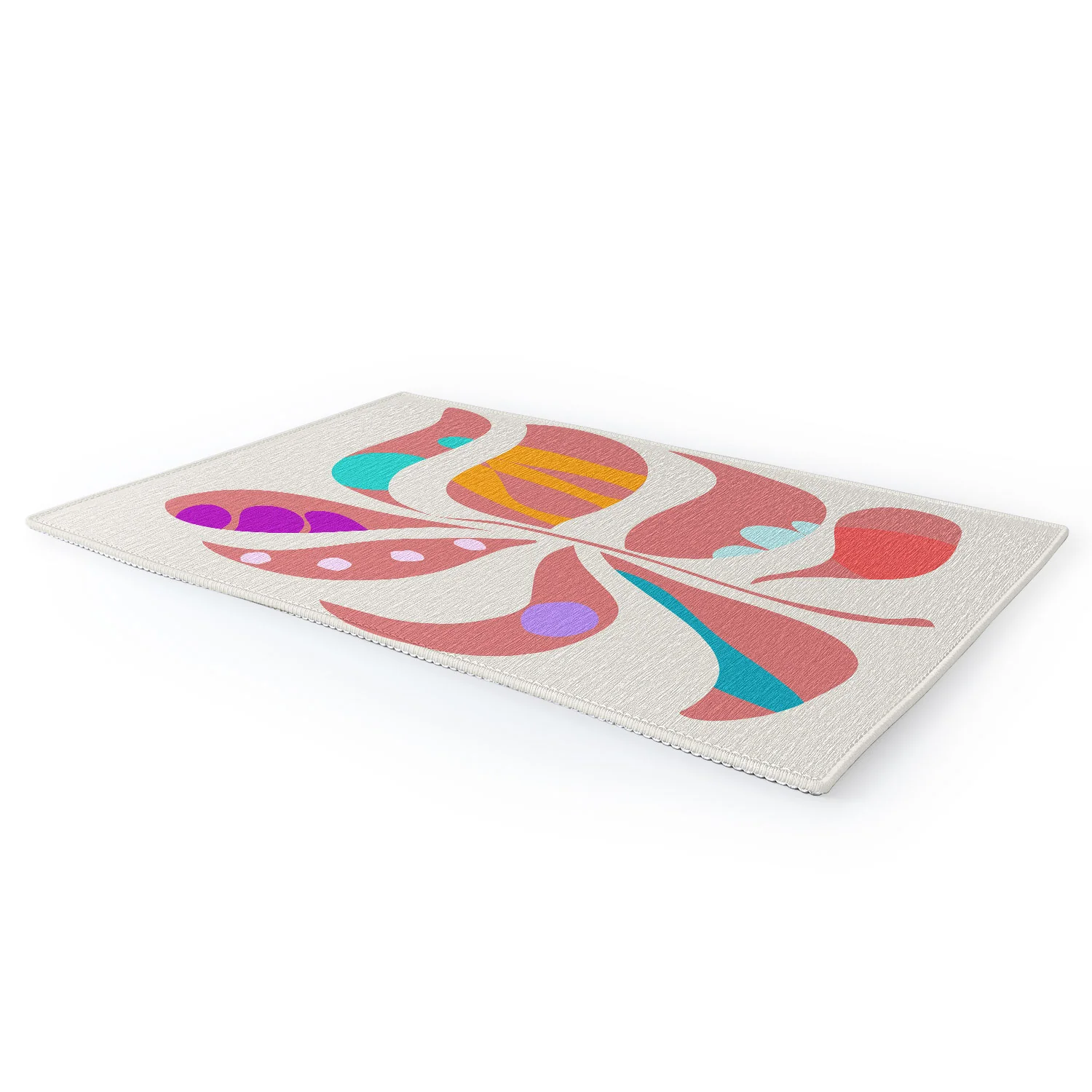 Mirimo Boho Leaf Area Rug - Image 4
