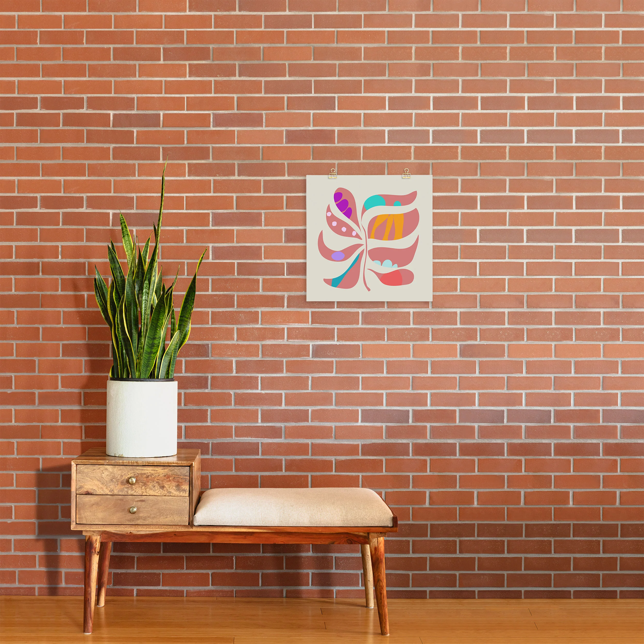 Mirimo Boho Leaf Art Print - Image 17
