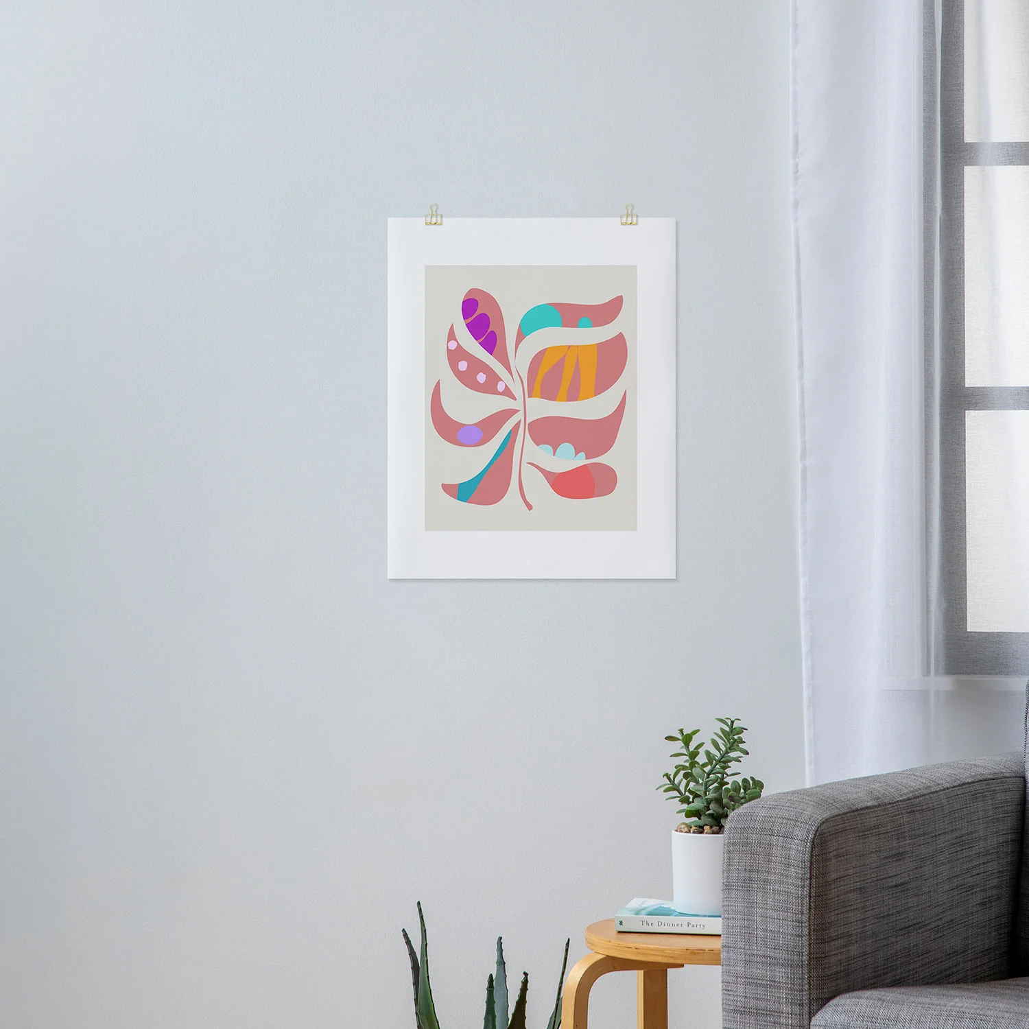 Mirimo Boho Leaf Art Print - Image 9