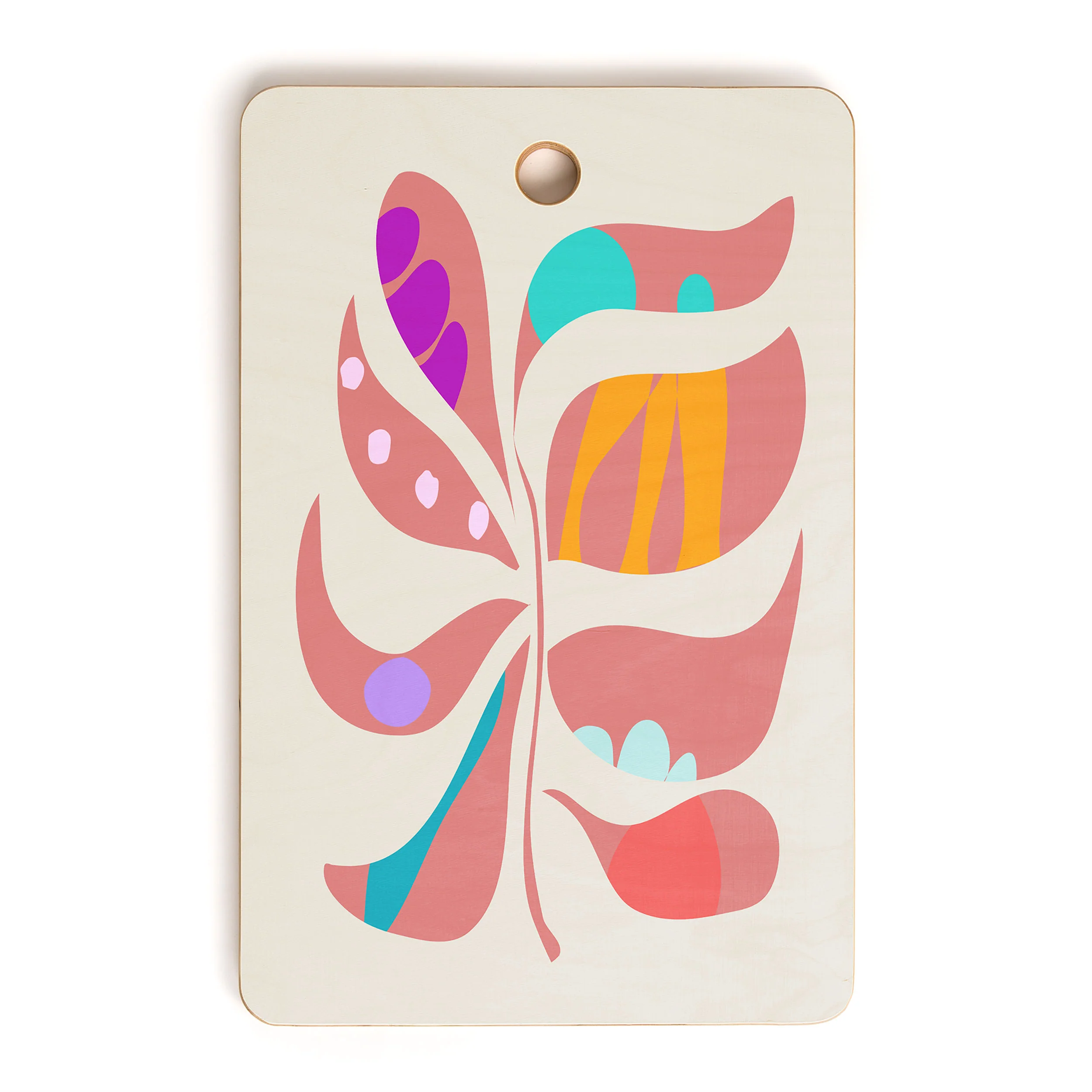 Mirimo Boho Leaf Cutting Board Rectangle