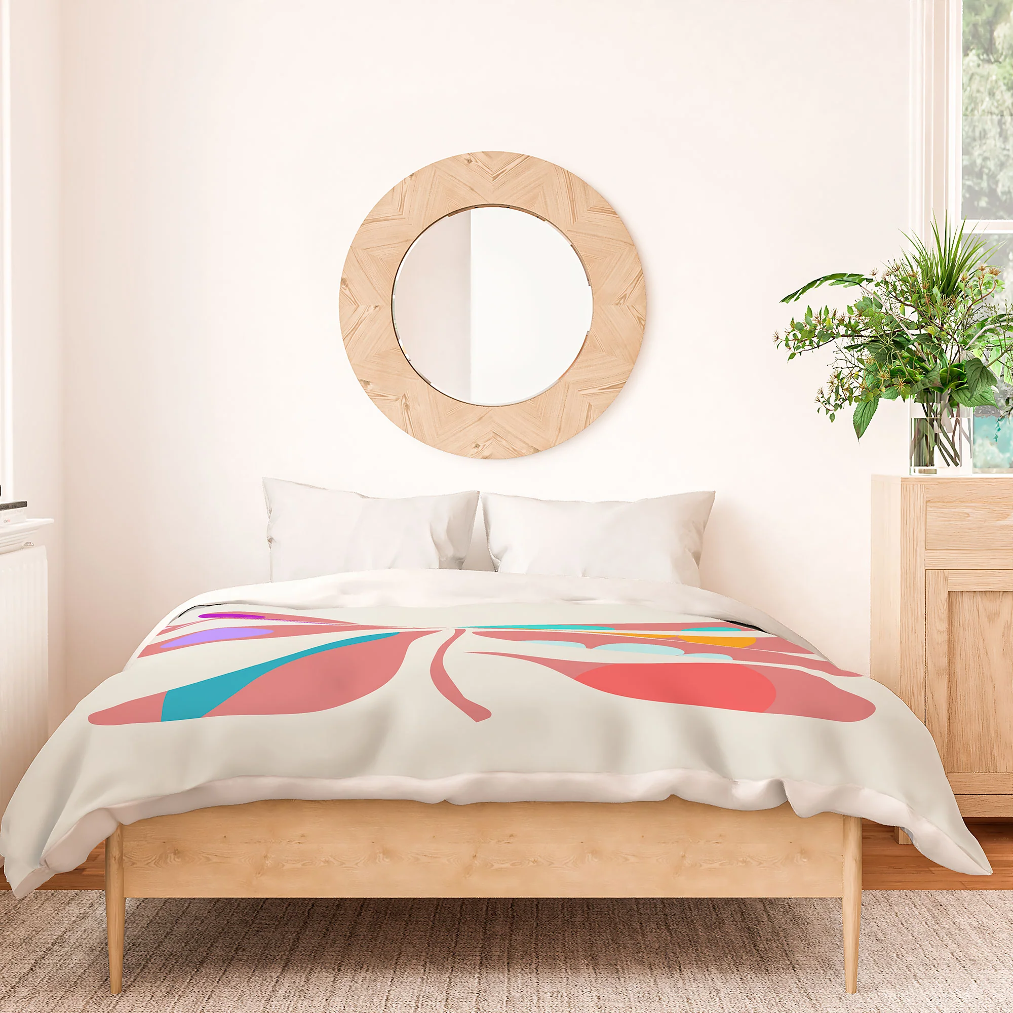Mirimo Boho Leaf Duvet Cover - Image 14