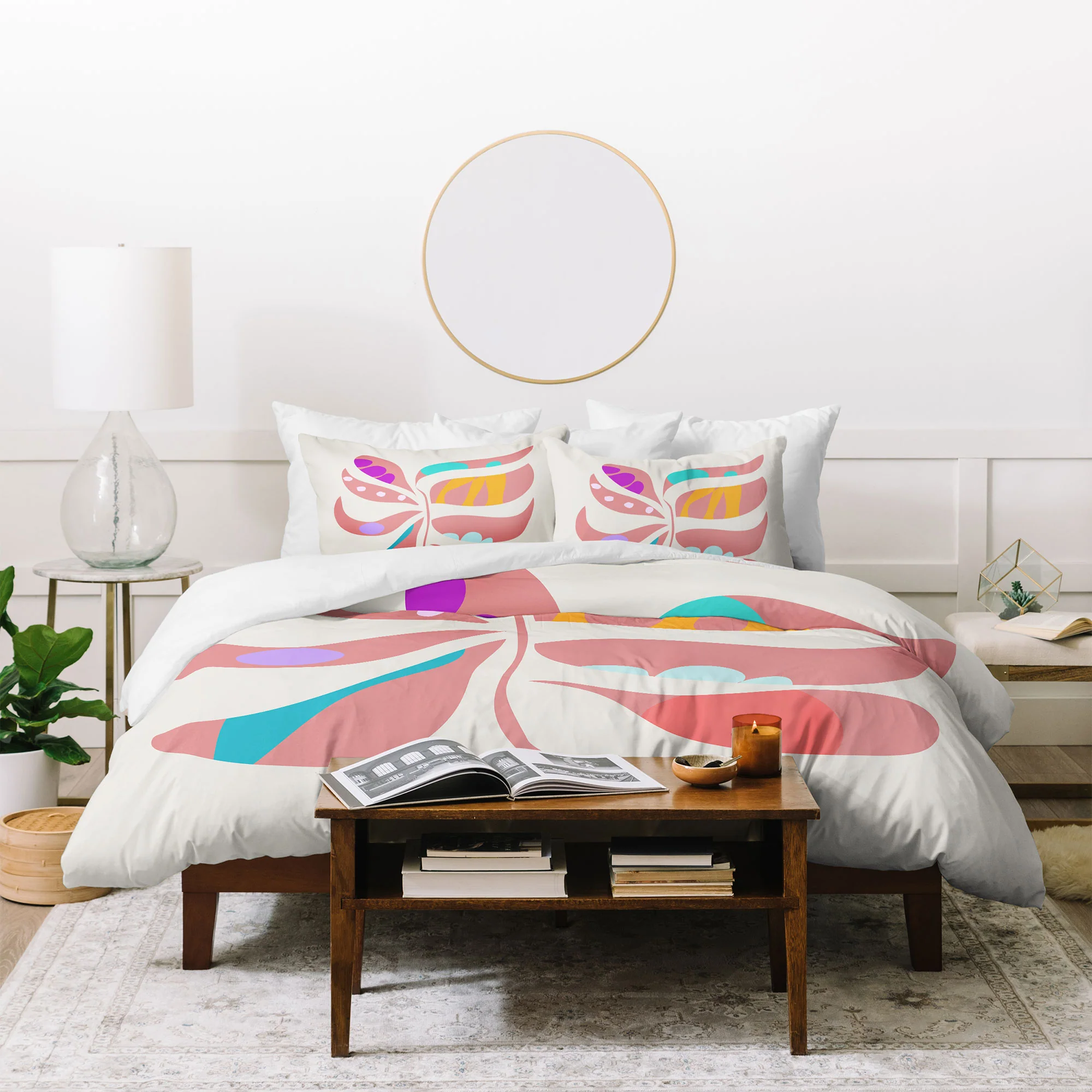 Mirimo Boho Leaf Duvet Cover - Image 56
