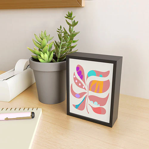 Mirimo Boho Leaf Framed Mini Art Print - Image 6