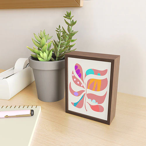 Mirimo Boho Leaf Framed Mini Art Print - Image 7