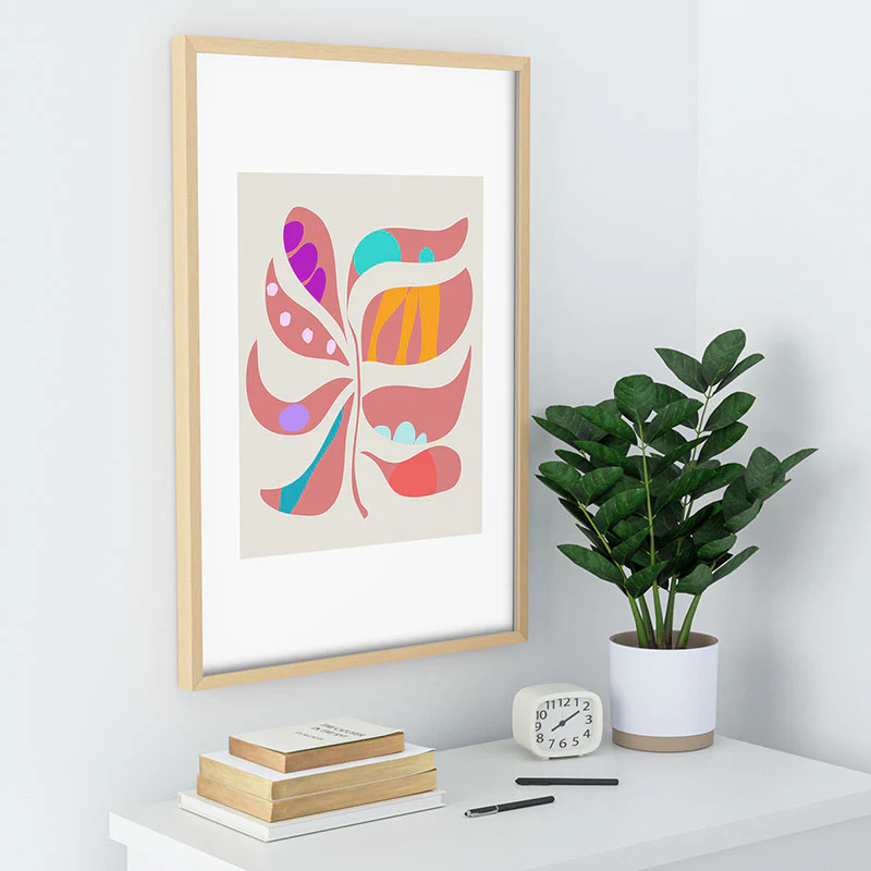 Mirimo Boho Leaf Recessed Framing Rectangle - Image 25