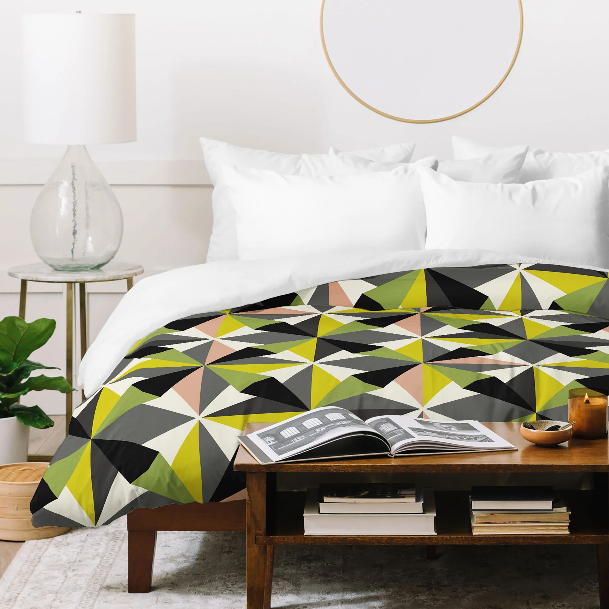 Mirimo Bosa Green Duvet Cover - Image 7