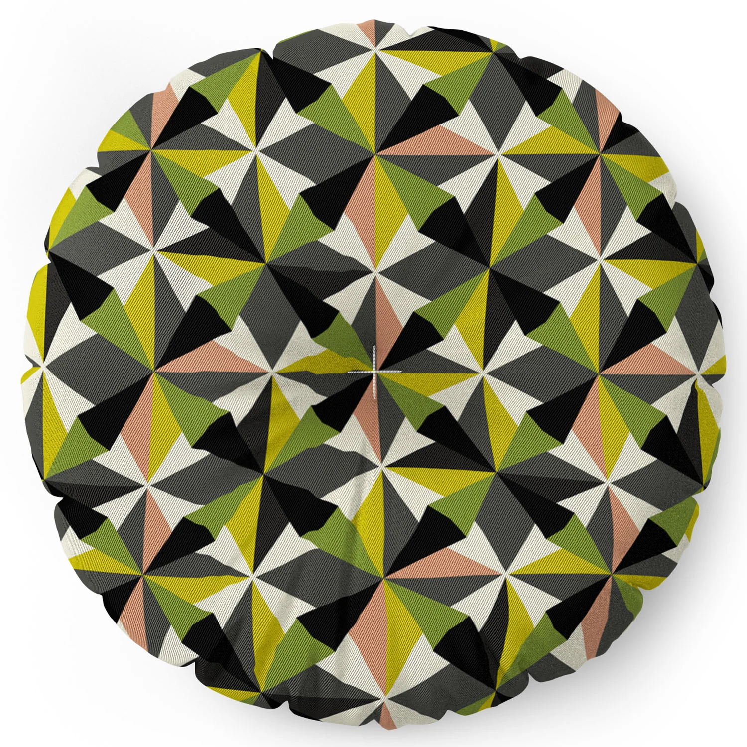 Mirimo Bosa Green Floor Pillow Round - Image 4
