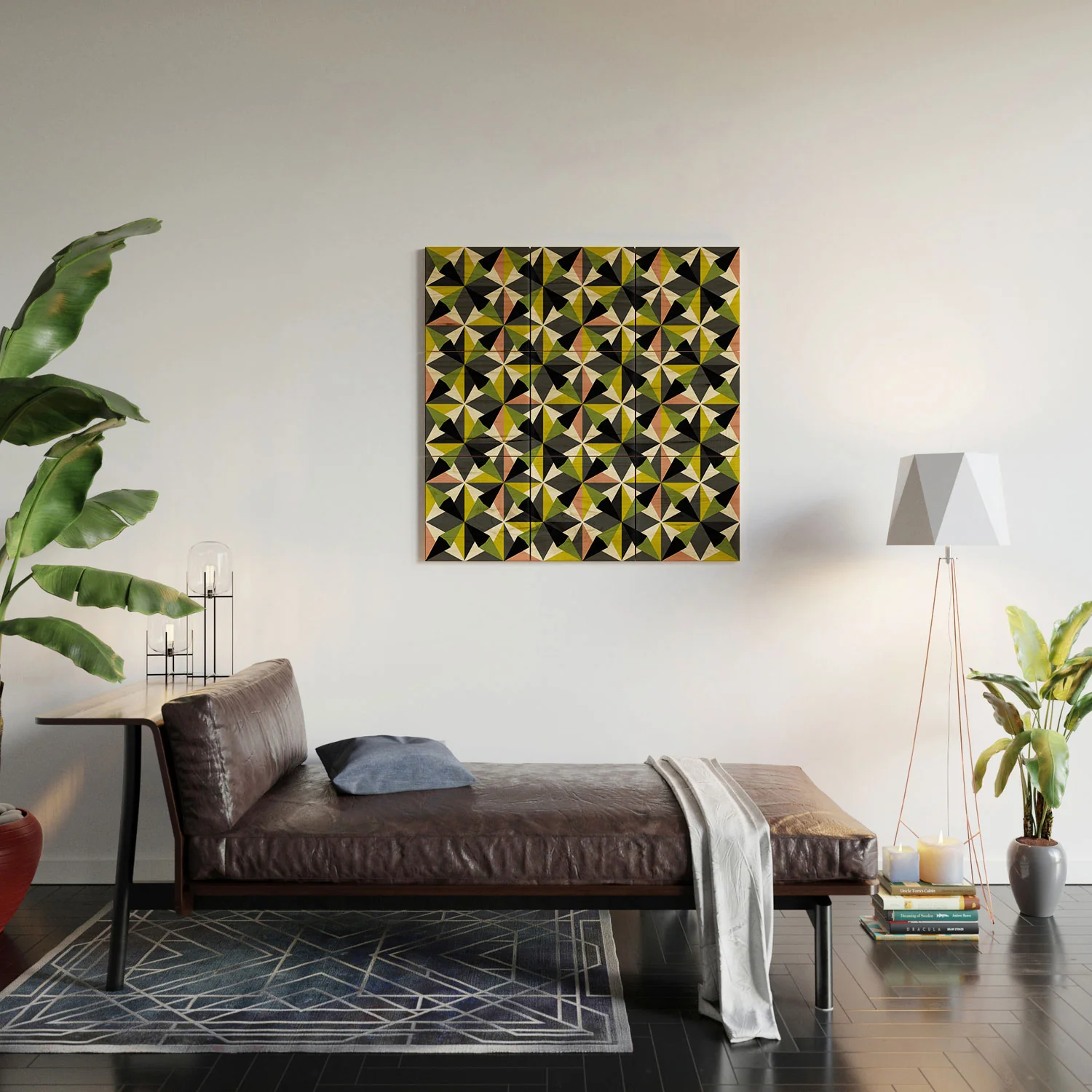 Mirimo Bosa Green Wood Wall Mural - Image 4