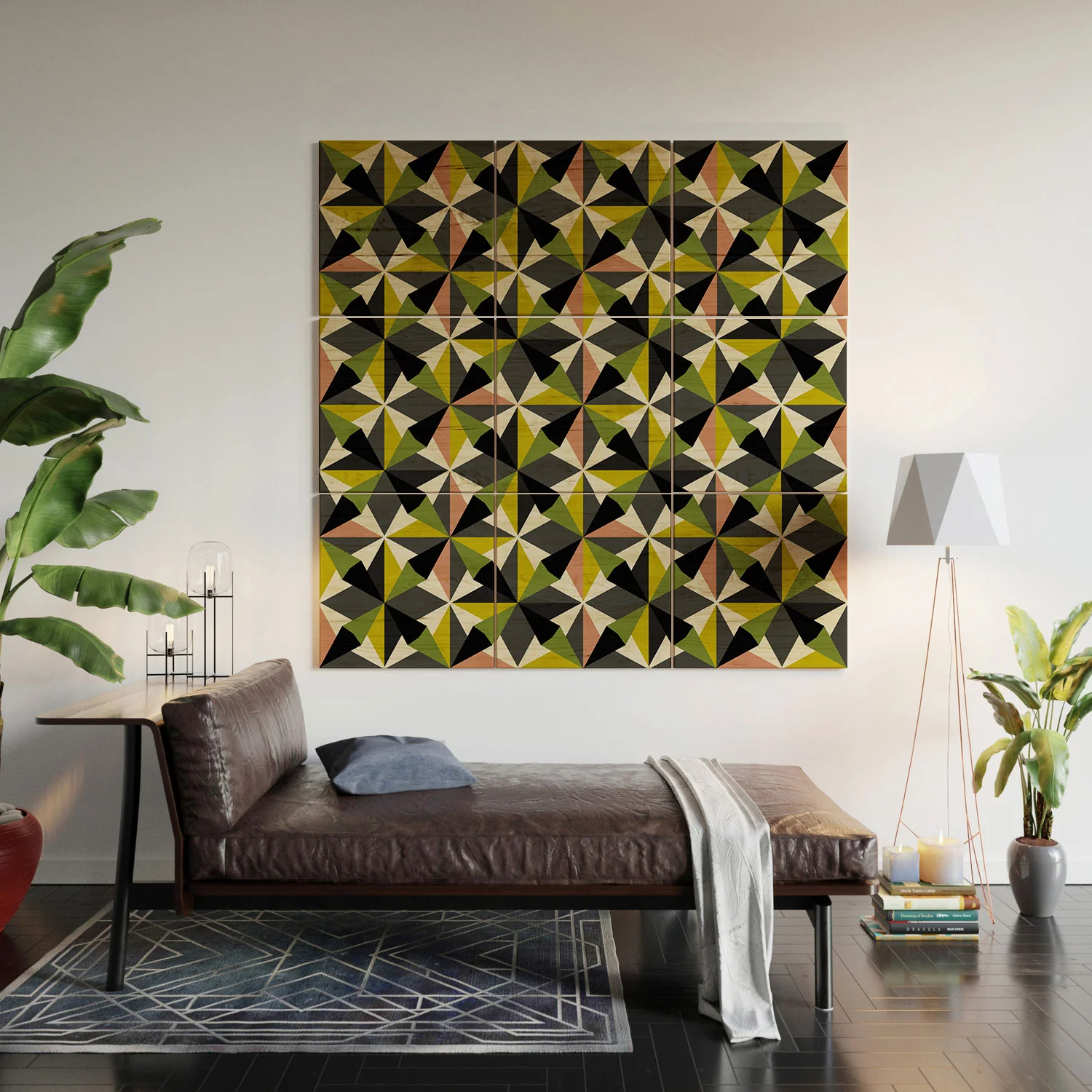 Mirimo Bosa Green Wood Wall Mural - Image 6