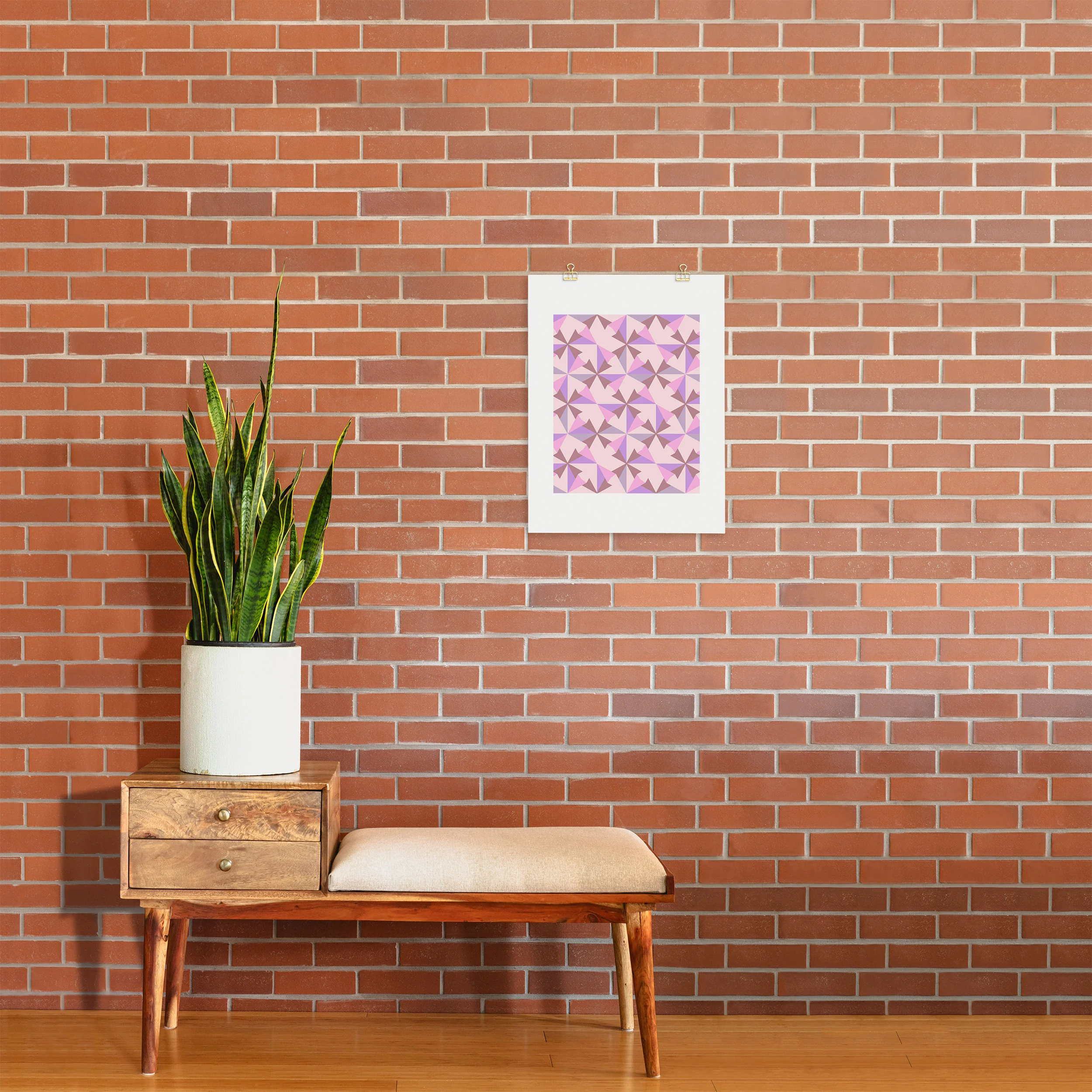 Mirimo Bosa Rosado Art Print - Image 11