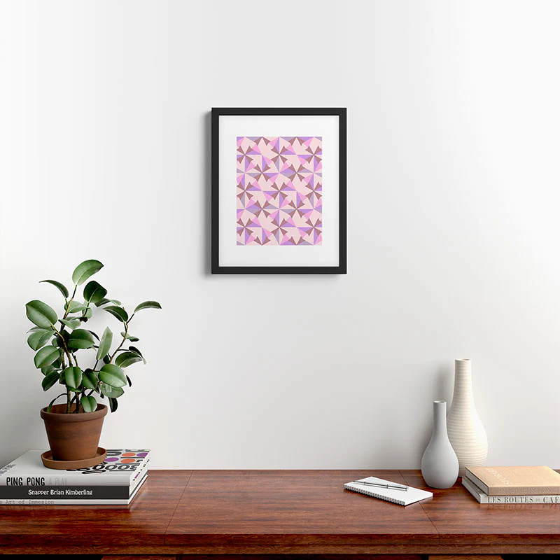 Mirimo Bosa Rosado Framed Art Print - Image 32