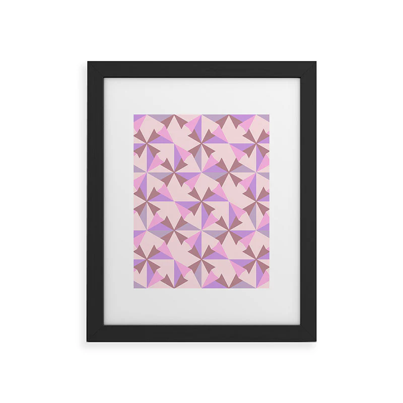 Mirimo Bosa Rosado Framed Art Print - Image 7