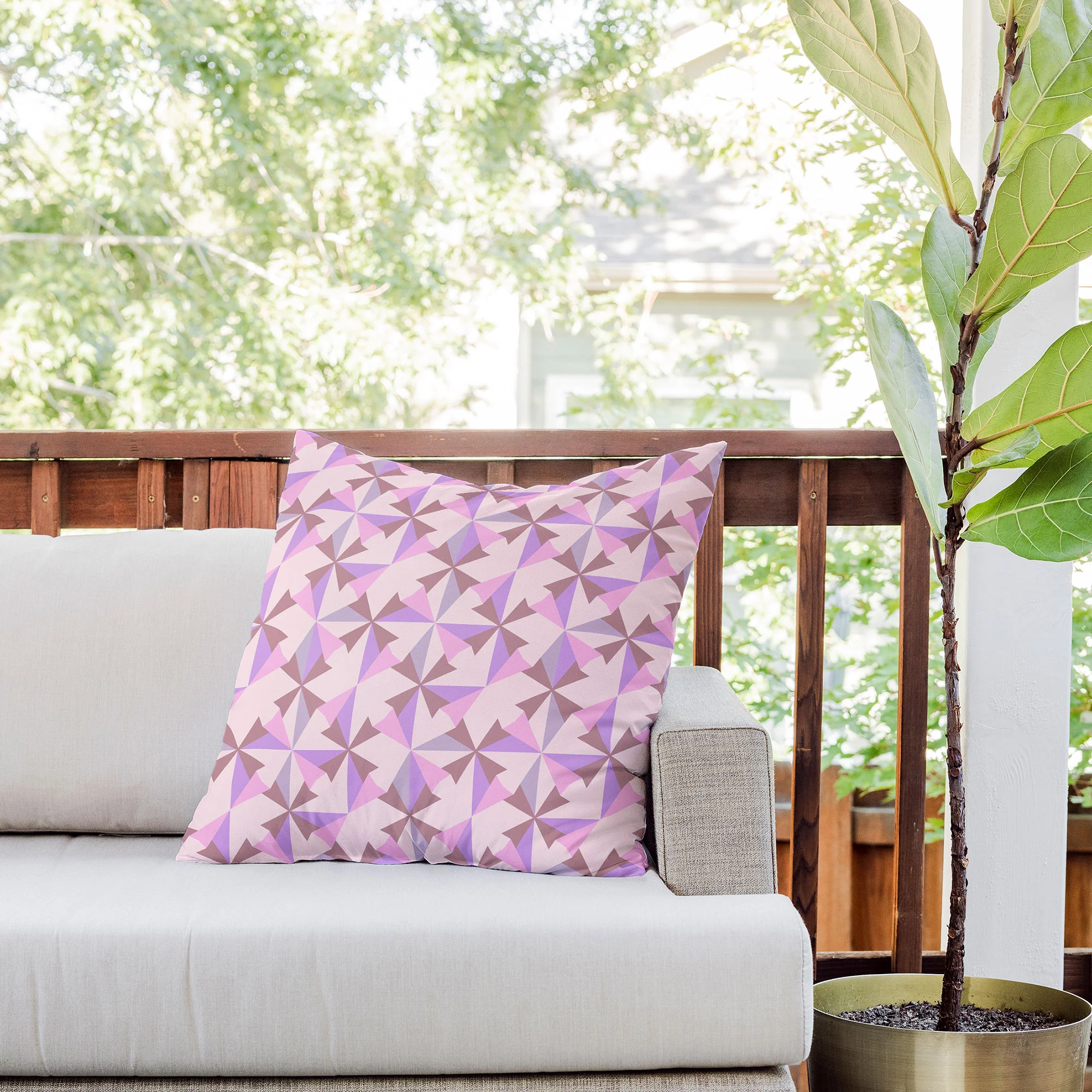 Mirimo Bosa Rosado Outdoor Throw Pillow - Image 7