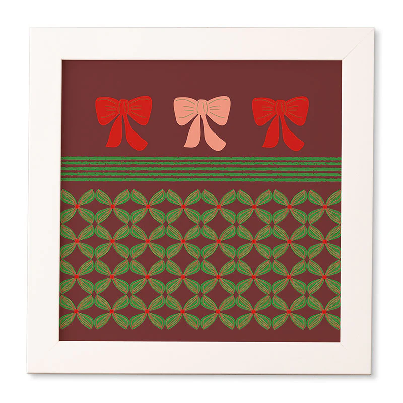 Mirimo Bows and Christmas Greens Framed Wall Art - Image 13