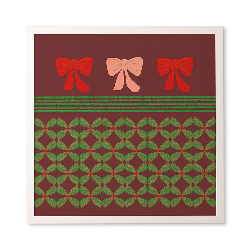 Mirimo Bows and Christmas Greens Framed Wall Art - Image 17