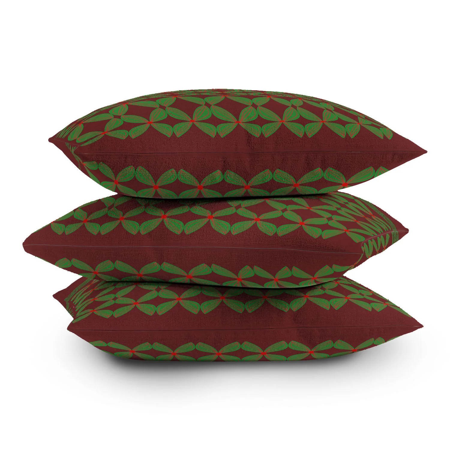 Mirimo Bows and Christmas Greens Outdoor Throw Pillow - Image 16