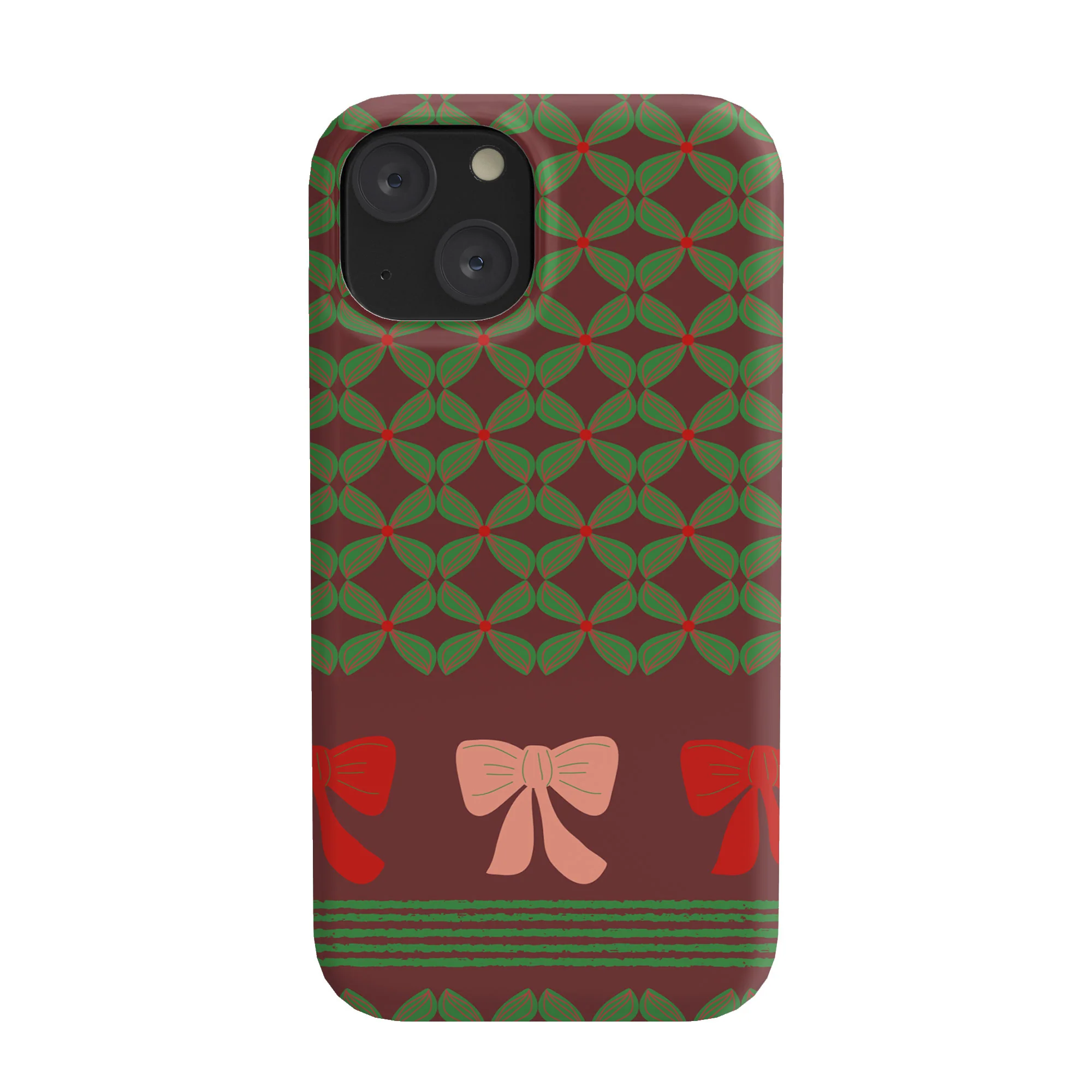 Mirimo Bows and Christmas Greens Phone Case - Image 51