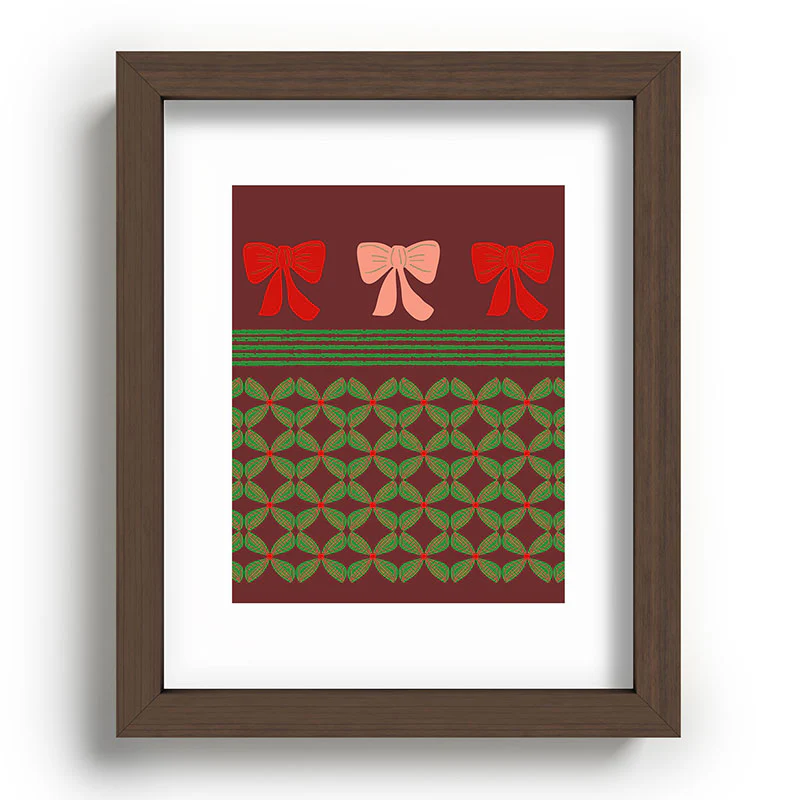 Mirimo Bows and Christmas Greens Recessed Framing Rectangle - Image 7