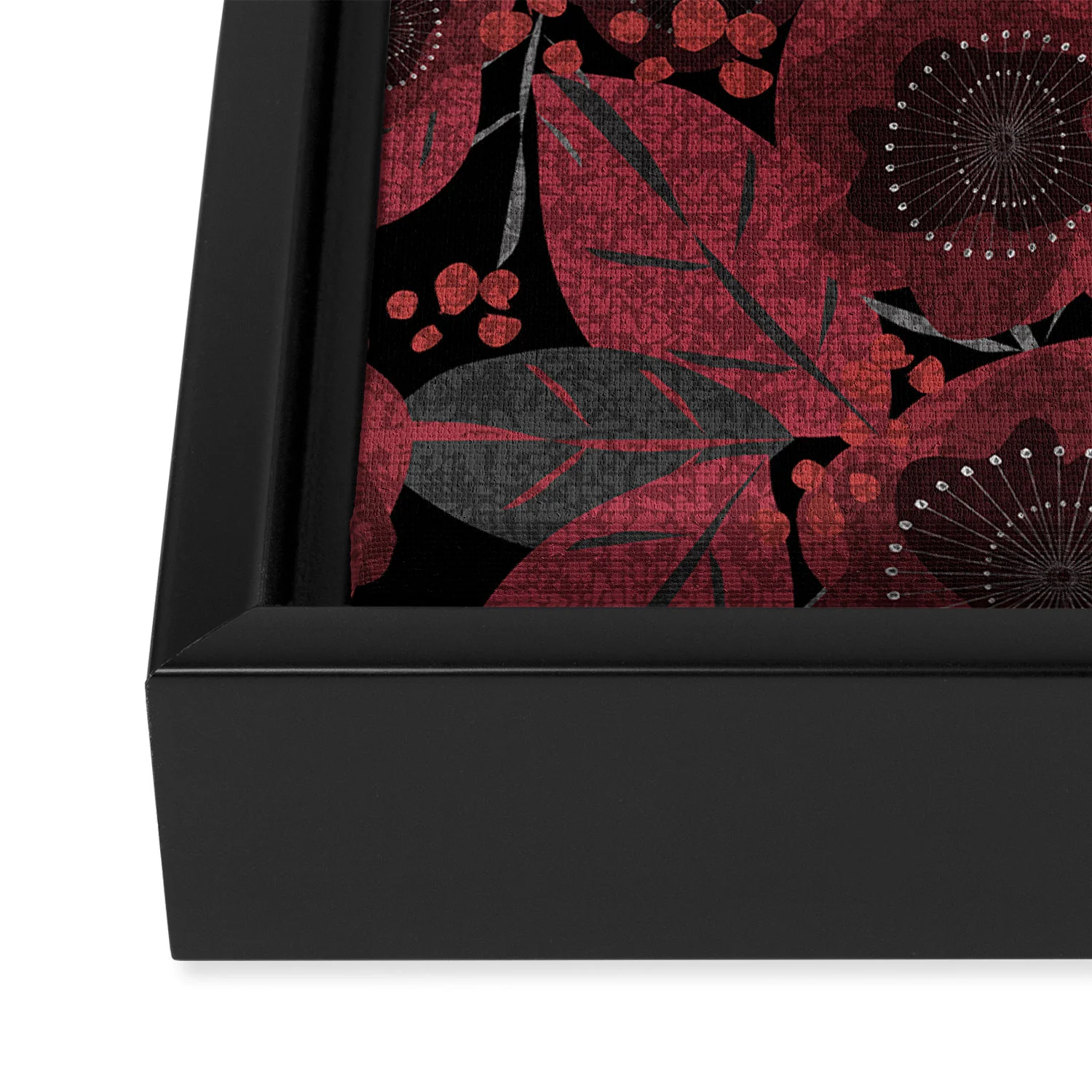Mirimo Dark Red Romance Art Canvas - Image 8