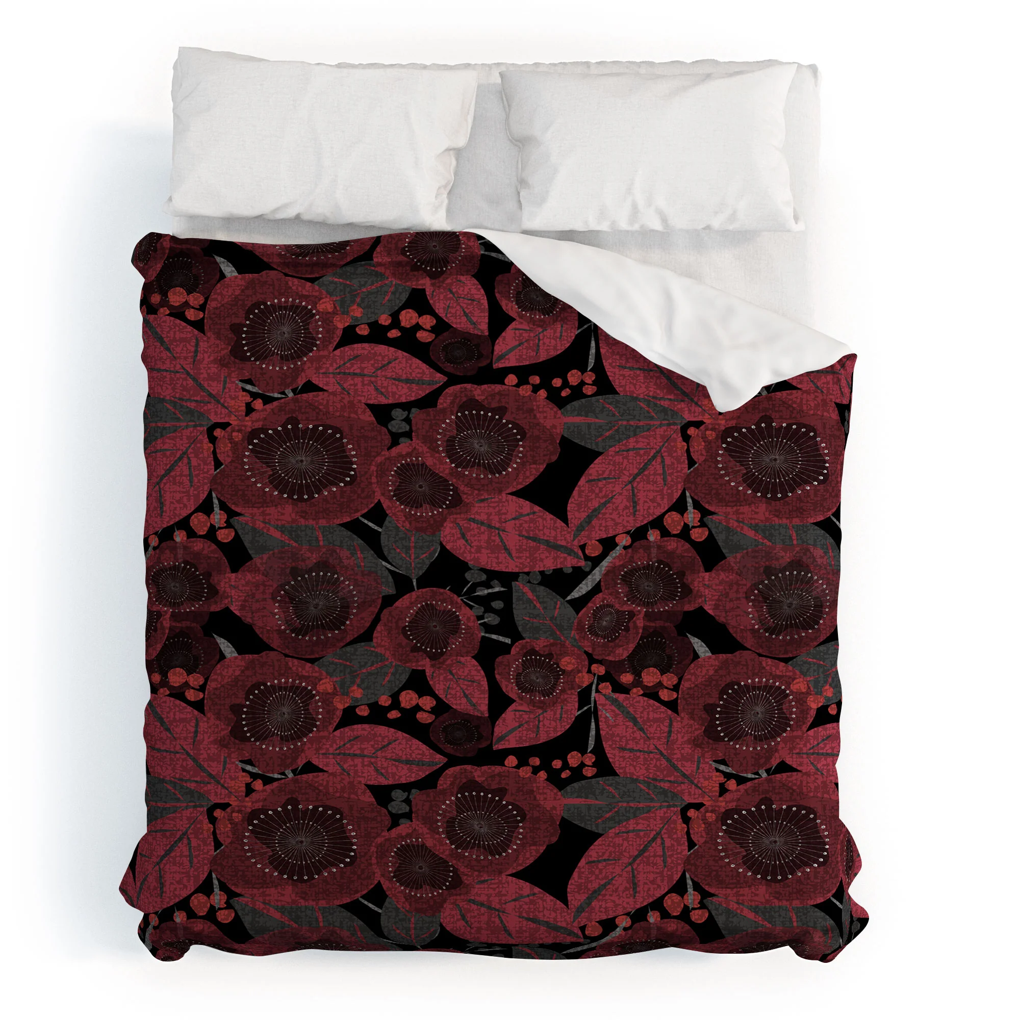 Mirimo Dark Red Romance Duvet Cover - Image 17