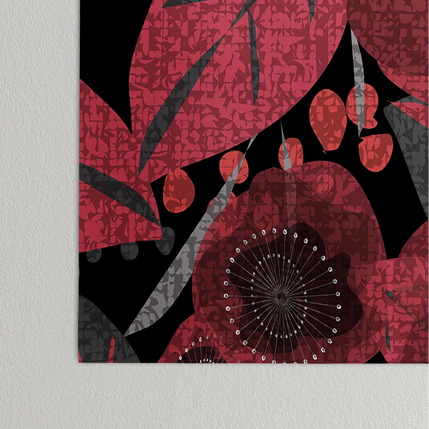 Mirimo Dark Red Romance Poster - Image 3