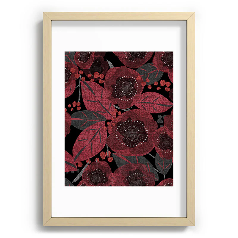 Mirimo Dark Red Romance Recessed Framing Rectangle - Image 13