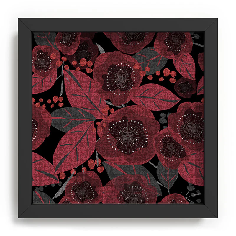 Mirimo Dark Red Romance Recessed Framing Square