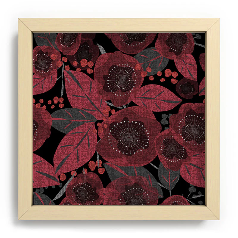 Mirimo Dark Red Romance Recessed Framing Square - Image 5