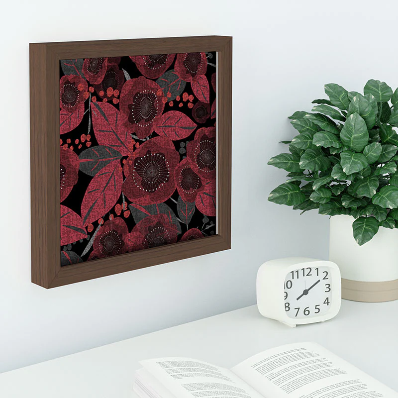 Mirimo Dark Red Romance Recessed Framing Square - Image 8
