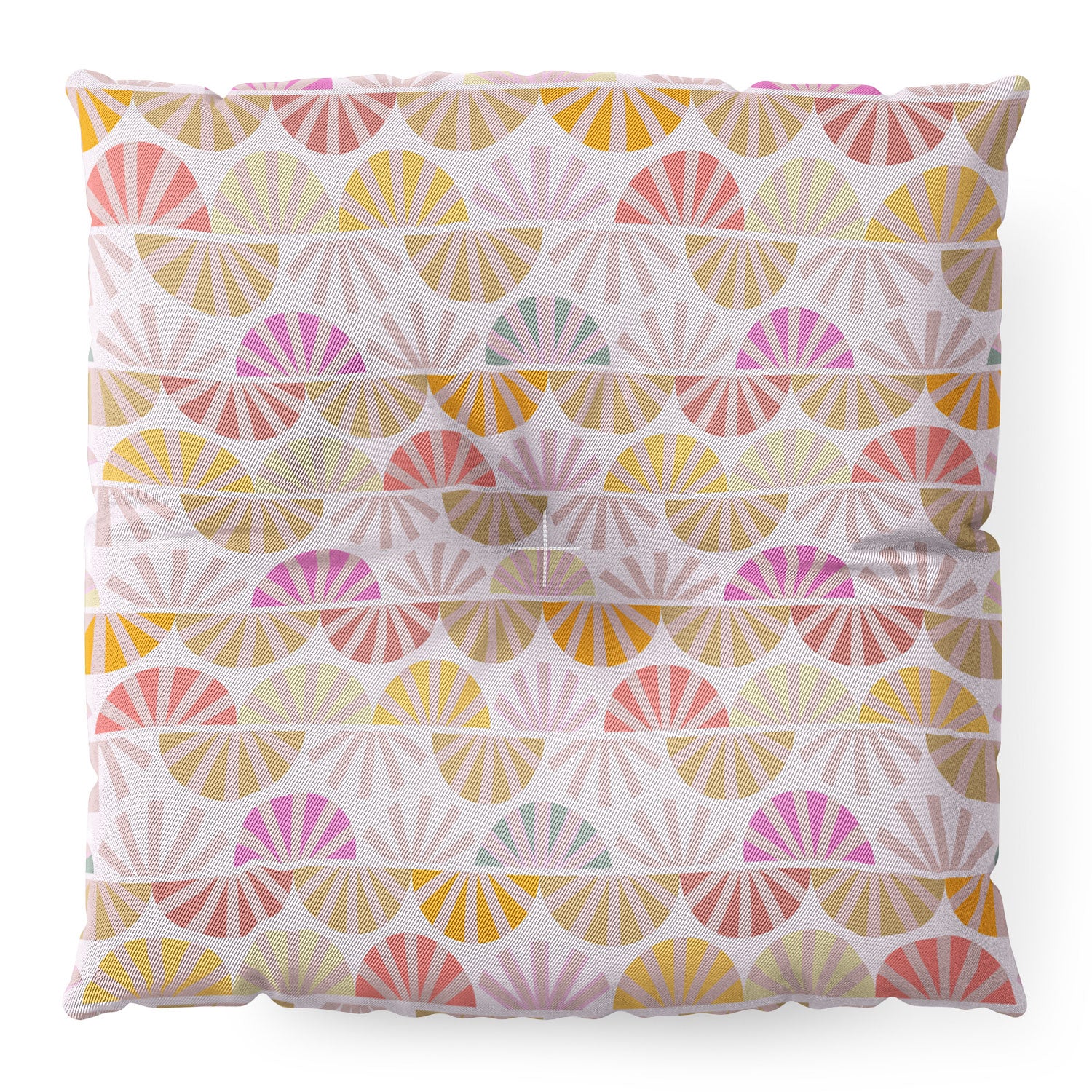 Mirimo Fanta Fans pastel Floor Pillow Square - Image 4